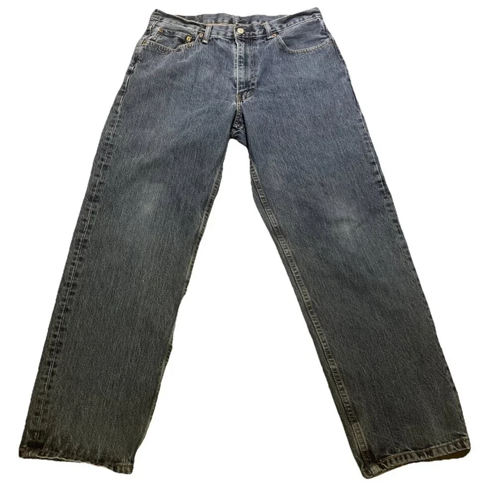 Levis 550 Jeans Mens Sz 36x32 * 33x 29.5* Blue Denim 90’s Classic Cowboy Western